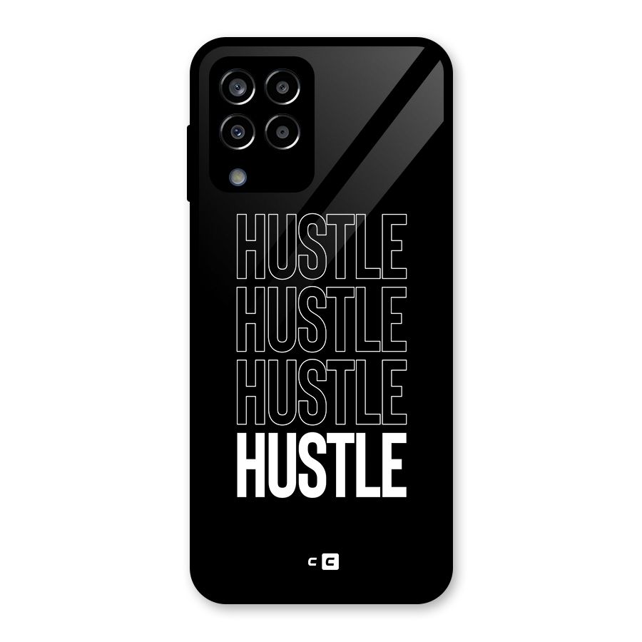 Hustle Hustle Hustle Glass Back Case for Galaxy M33