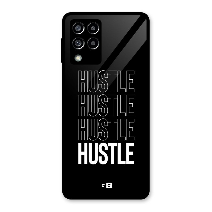 Hustle Hustle Hustle Glass Back Case for Galaxy M53 5G
