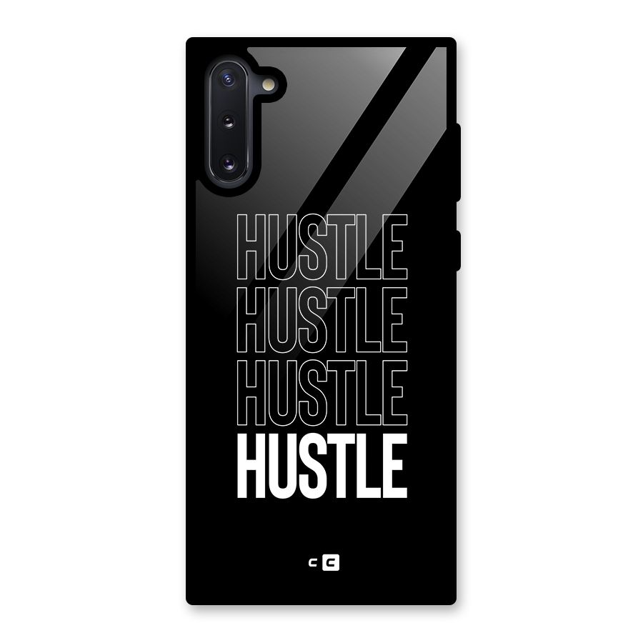 Hustle Hustle Hustle Glass Back Case for Galaxy Note 10