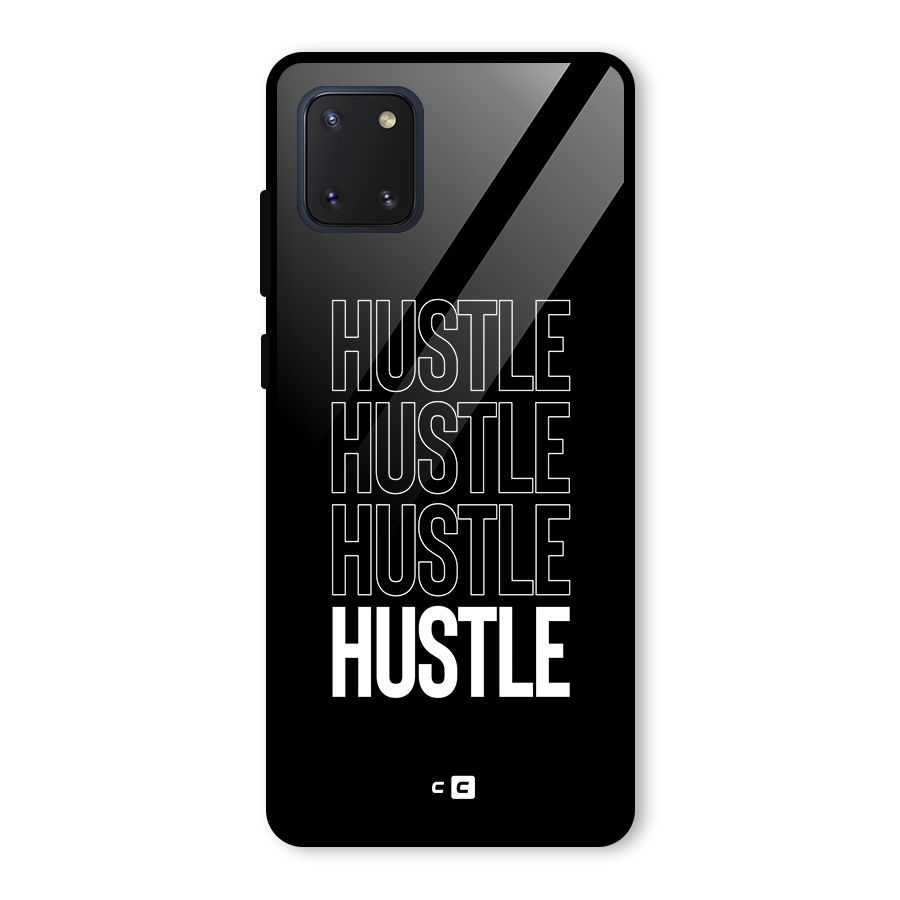 Hustle Hustle Hustle Glass Back Case for Galaxy Note 10 Lite