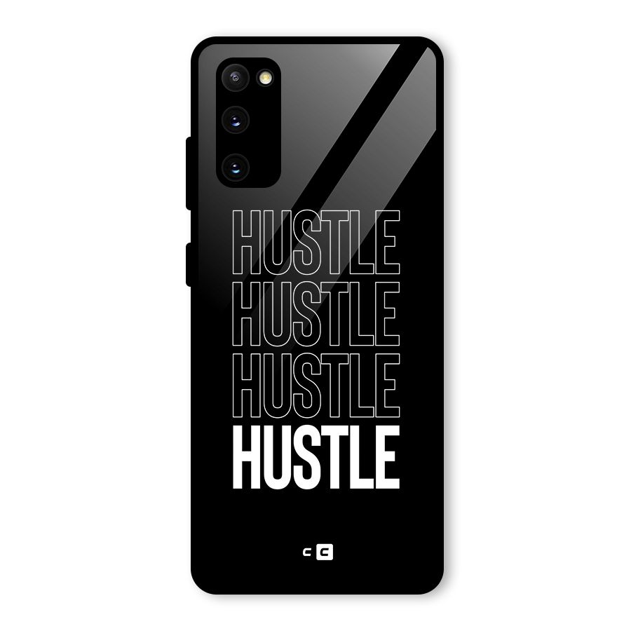 Hustle Hustle Hustle Glass Back Case for Galaxy S20 FE 5G