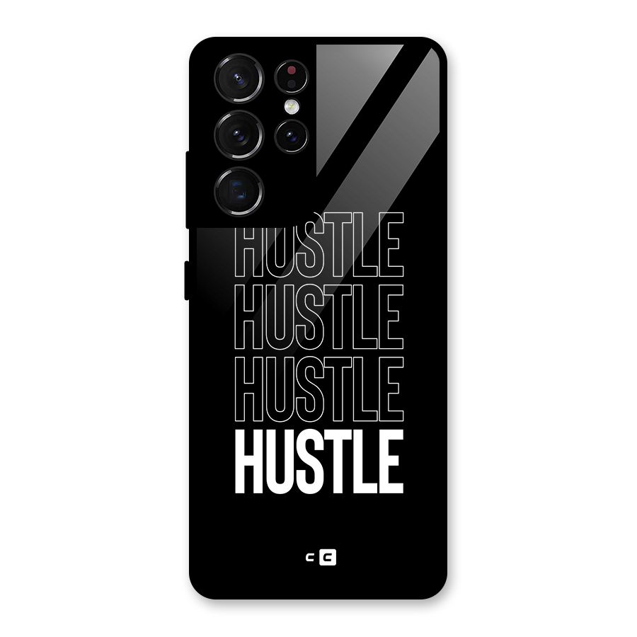 Hustle Hustle Hustle Glass Back Case for Galaxy S21 Ultra 5G