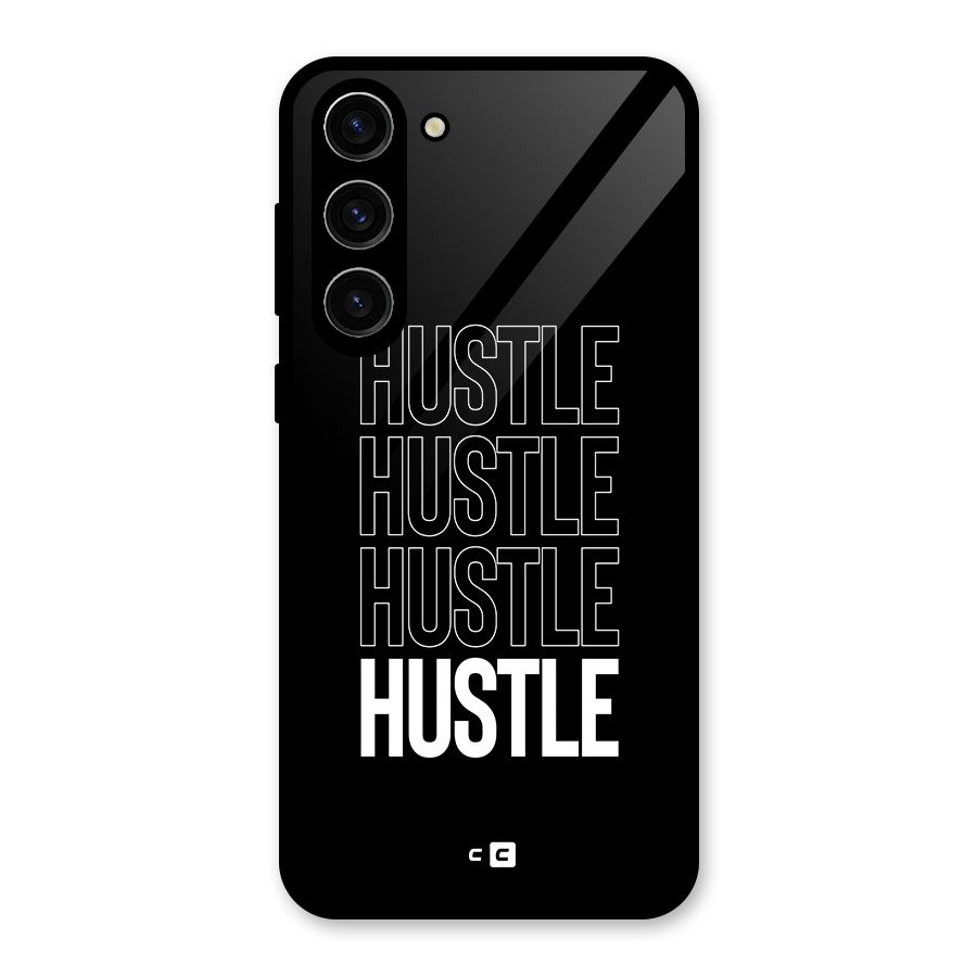 Hustle Hustle Hustle Glass Back Case for Galaxy S23 Plus