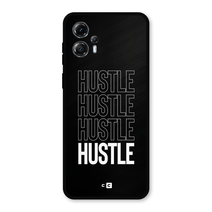 Hustle Hustle Hustle Metal Back Case for Moto G13