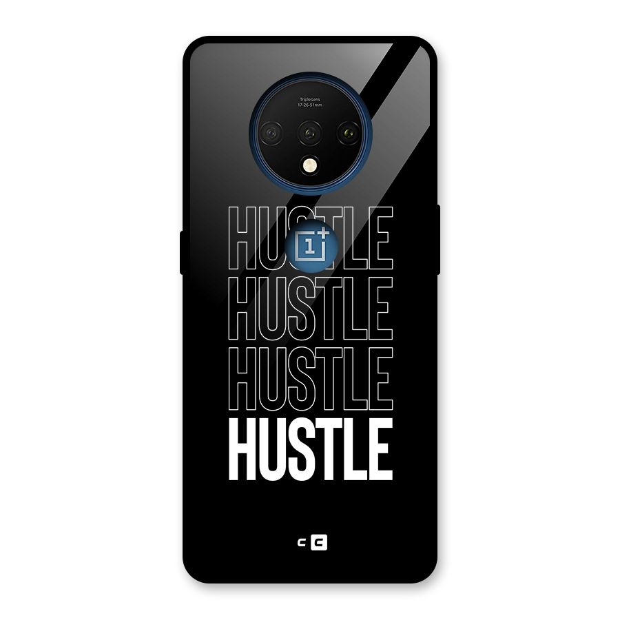 Hustle Hustle Hustle Glass Back Case for OnePlus 7T