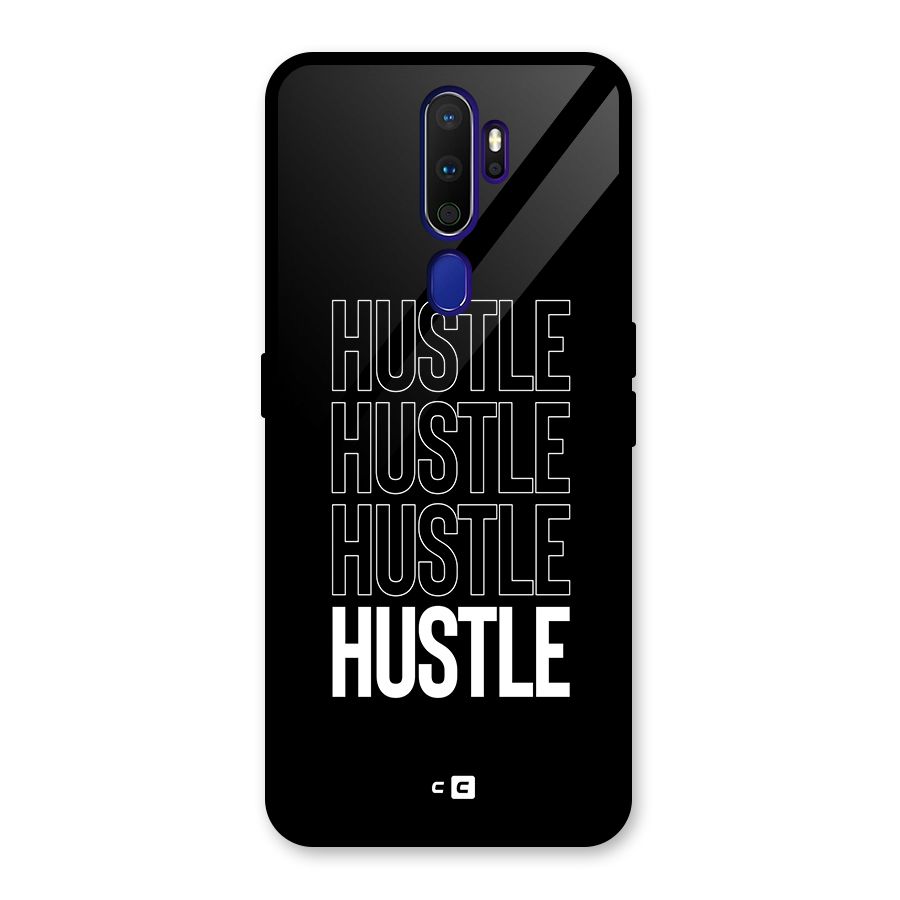Hustle Hustle Hustle Glass Back Case for Oppo A9 (2020)