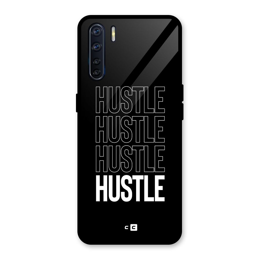 Hustle Hustle Hustle Glass Back Case for Oppo F15