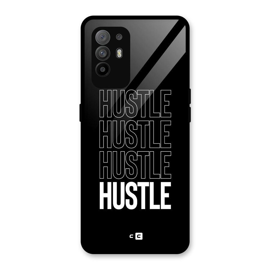 Hustle Hustle Hustle Glass Back Case for Oppo F19 Pro Plus 5G