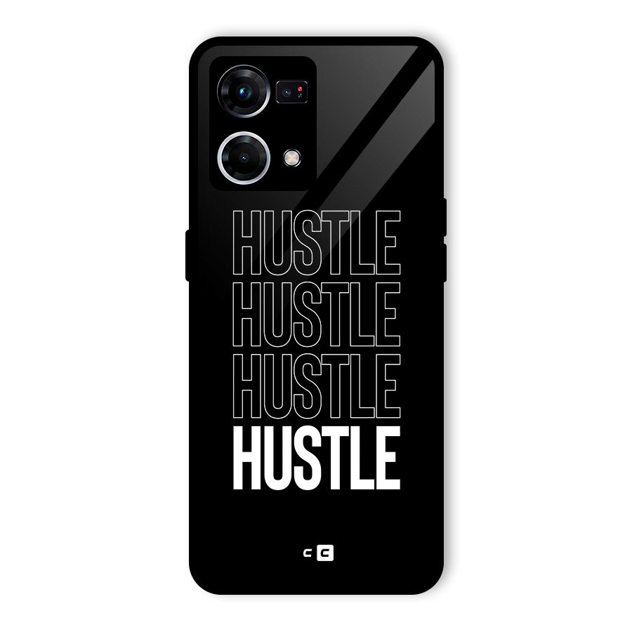 Hustle Hustle Hustle Glass Back Case for Oppo F21s Pro 4G