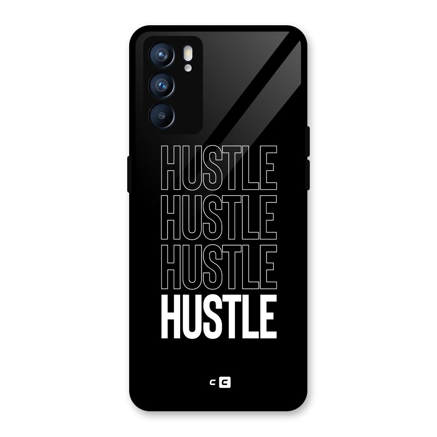 Hustle Hustle Hustle Glass Back Case for Oppo Reno6 5G