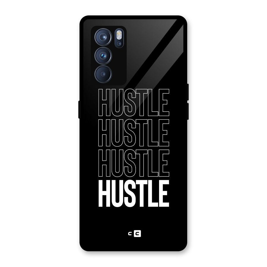 Hustle Hustle Hustle Glass Back Case for Oppo Reno6 Pro 5G