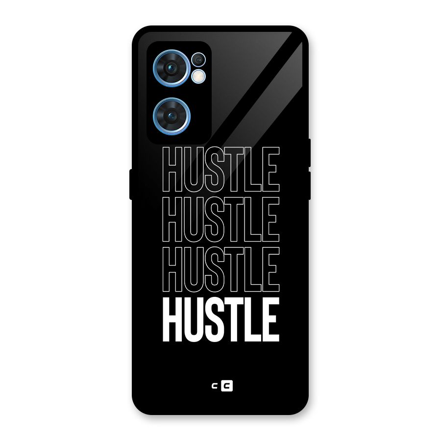 Hustle Hustle Hustle Glass Back Case for Oppo Reno7 5G