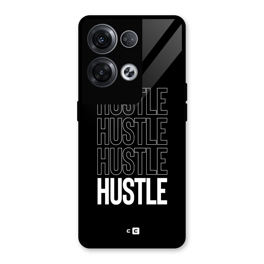 Hustle Hustle Hustle Glass Back Case for Oppo Reno8 Pro 5G