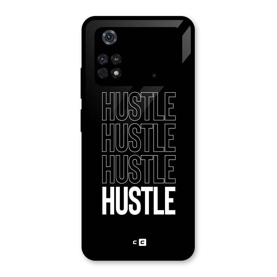 Hustle Hustle Hustle Glass Back Case for Poco M4 Pro 4G