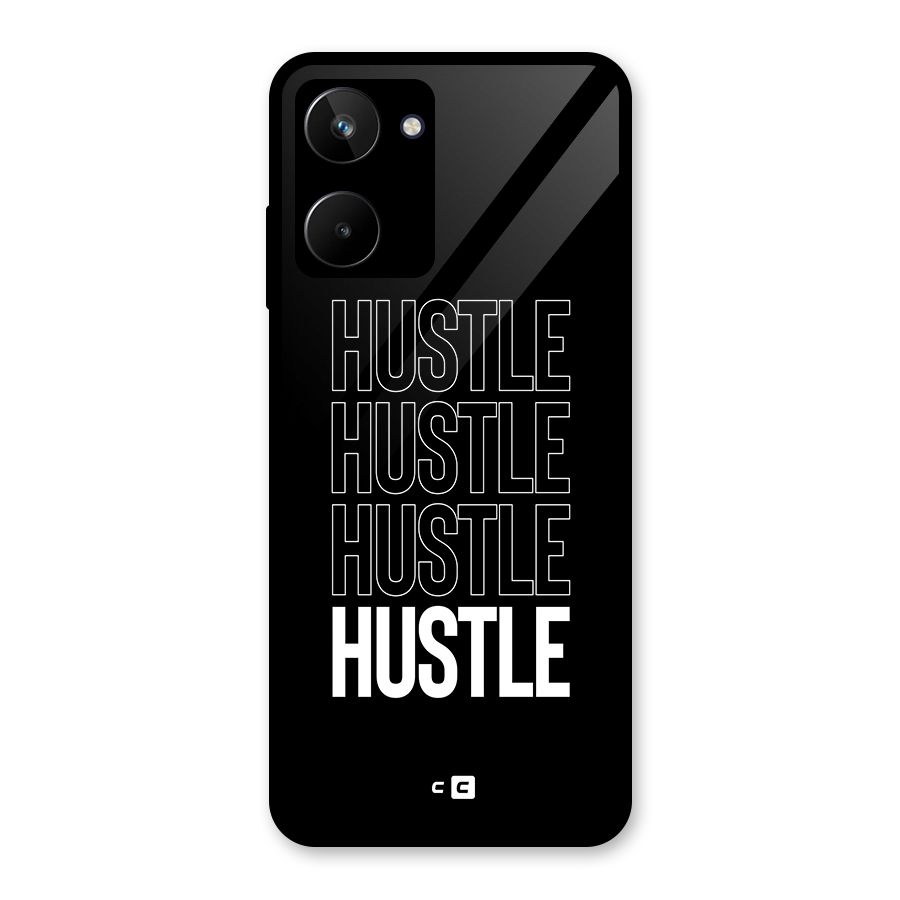 Hustle Hustle Hustle Glass Back Case for Realme 10