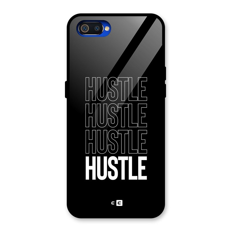 Hustle Hustle Hustle Glass Back Case for Realme C2