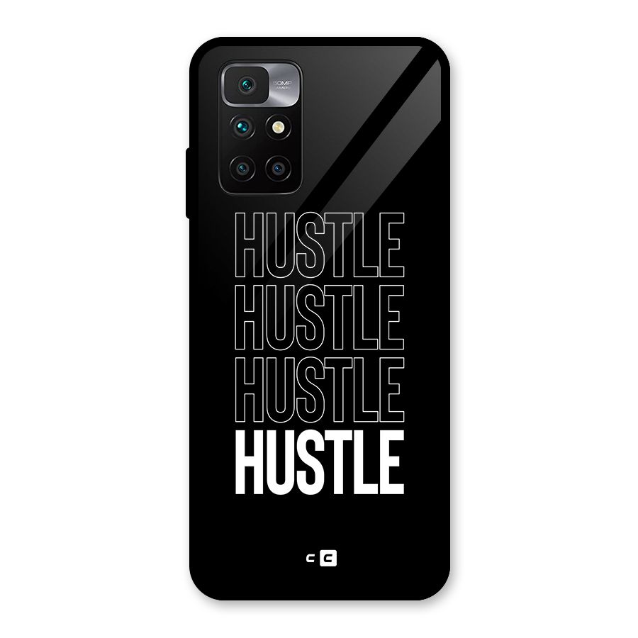 Hustle Hustle Hustle Glass Back Case for Redmi 10 Prime