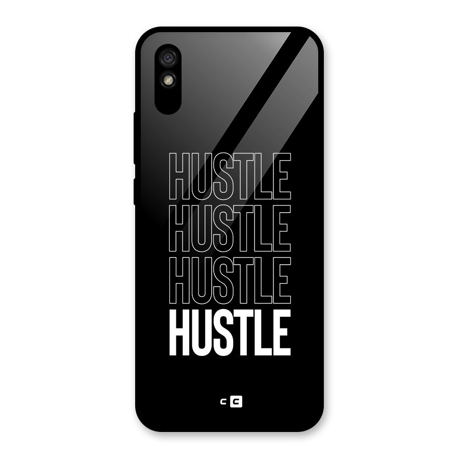Hustle Hustle Hustle Glass Back Case for Redmi 9i