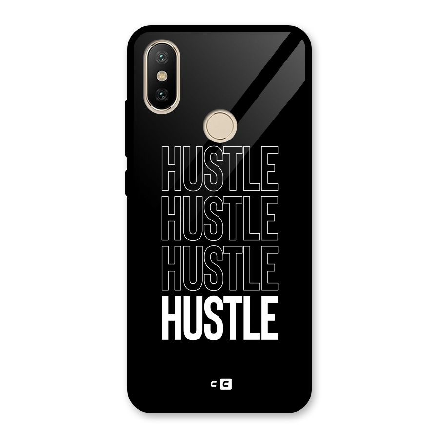 Hustle Hustle Hustle Glass Back Case for Redmi A1