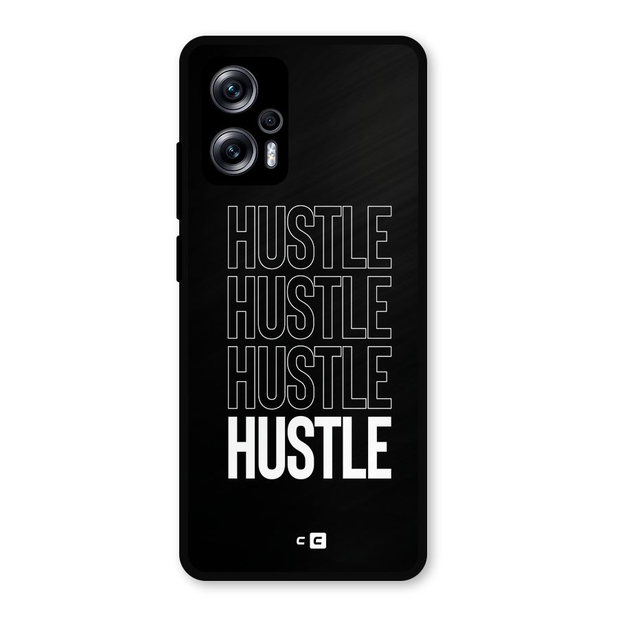 Hustle Hustle Hustle Metal Back Case for Redmi K50i