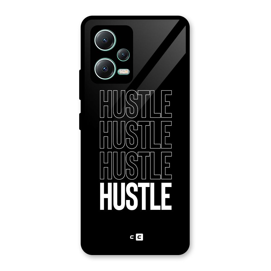 Hustle Hustle Hustle Glass Back Case for Redmi Note 12 5G