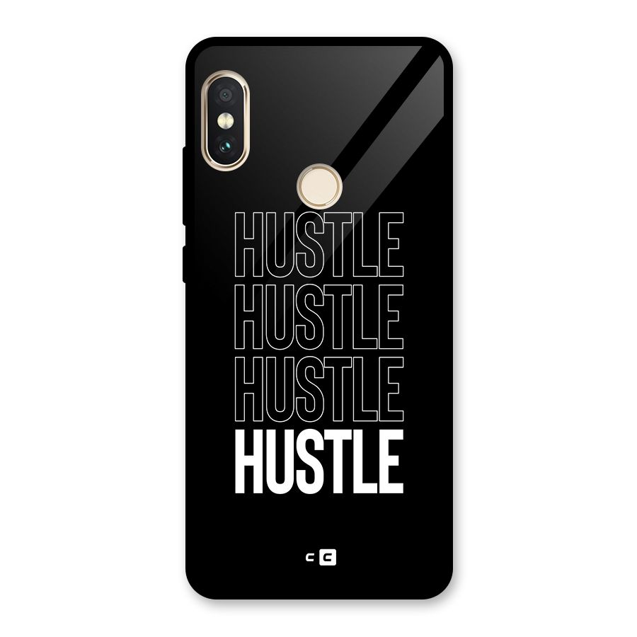 Hustle Hustle Hustle Glass Back Case for Redmi Note 5 Pro