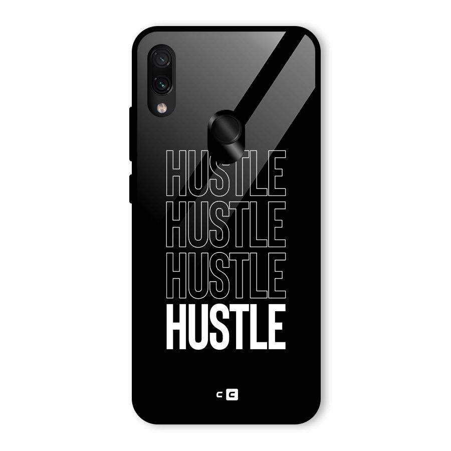 Hustle Hustle Hustle Glass Back Case for Redmi Note 7 Pro