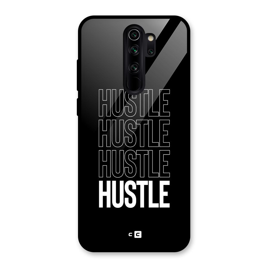 Hustle Hustle Hustle Glass Back Case for Redmi Note 8 Pro