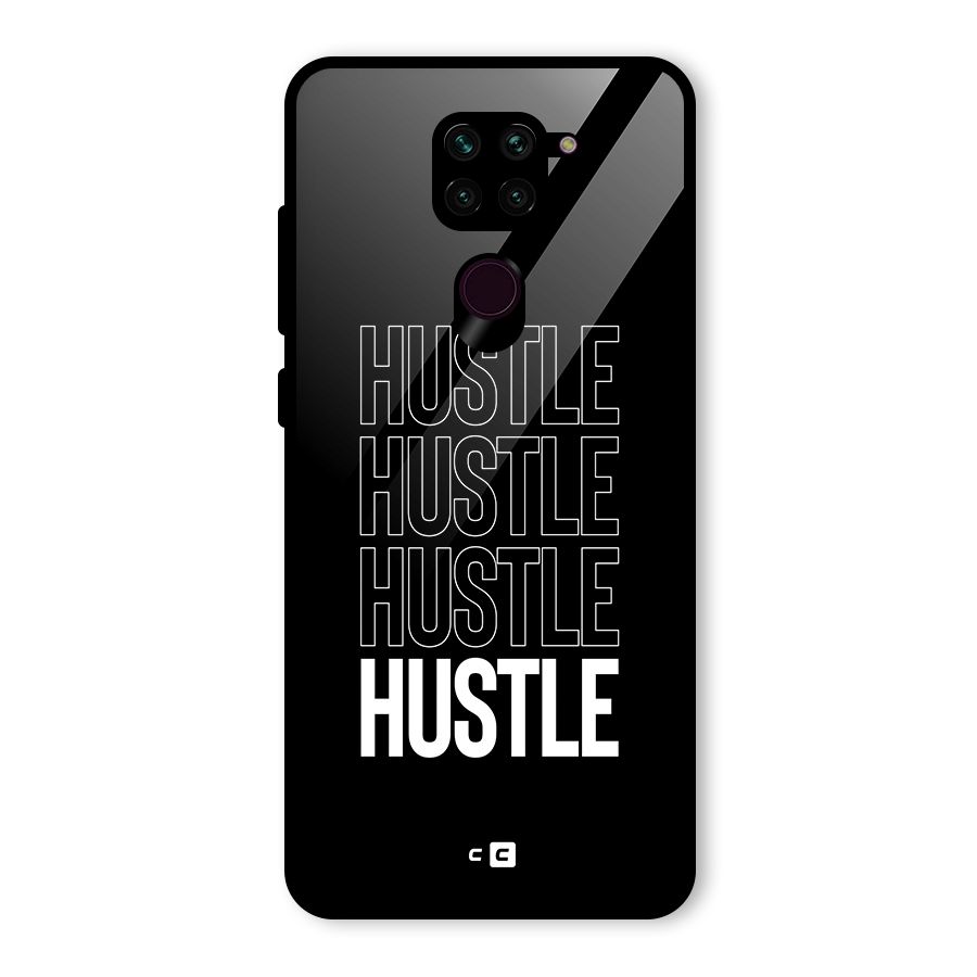 Hustle Hustle Hustle Glass Back Case for Redmi Note 9