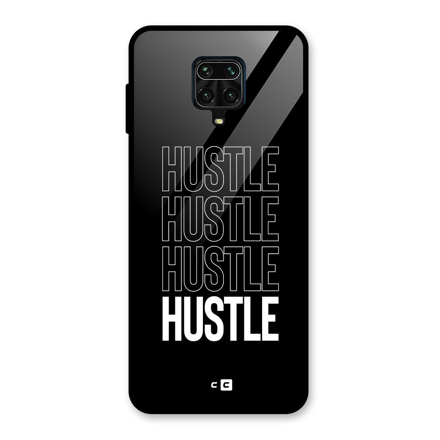 Hustle Hustle Hustle Glass Back Case for Redmi Note 9 Pro