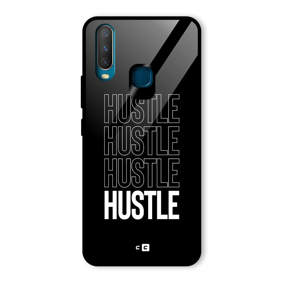 Hustle Hustle Hustle Glass Back Case for Vivo U10