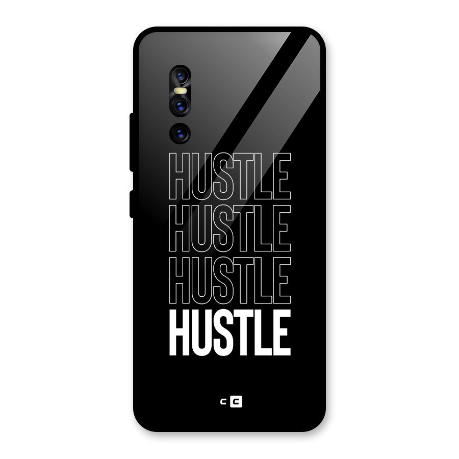 Hustle Hustle Hustle Glass Back Case for Vivo V15 Pro