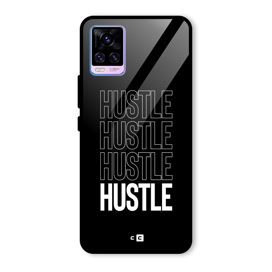 Hustle Hustle Hustle Glass Back Case for Vivo V20 Pro
