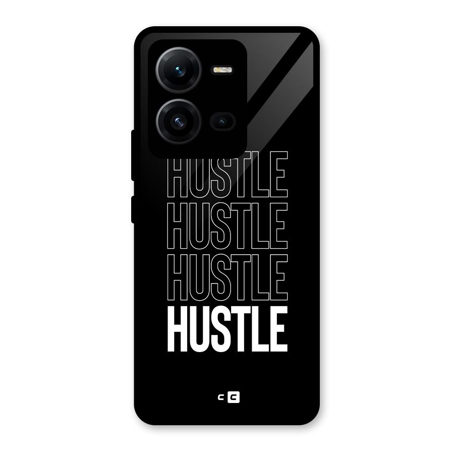 Hustle Hustle Hustle Glass Back Case for Vivo V25