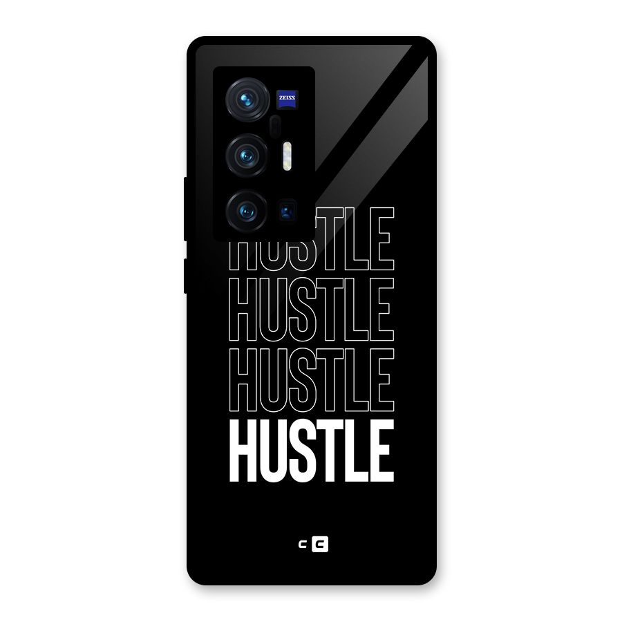 Hustle Hustle Hustle Glass Back Case for Vivo X70 Pro Plus
