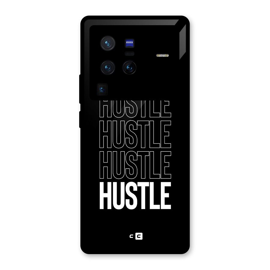 Hustle Hustle Hustle Glass Back Case for Vivo X80 Pro