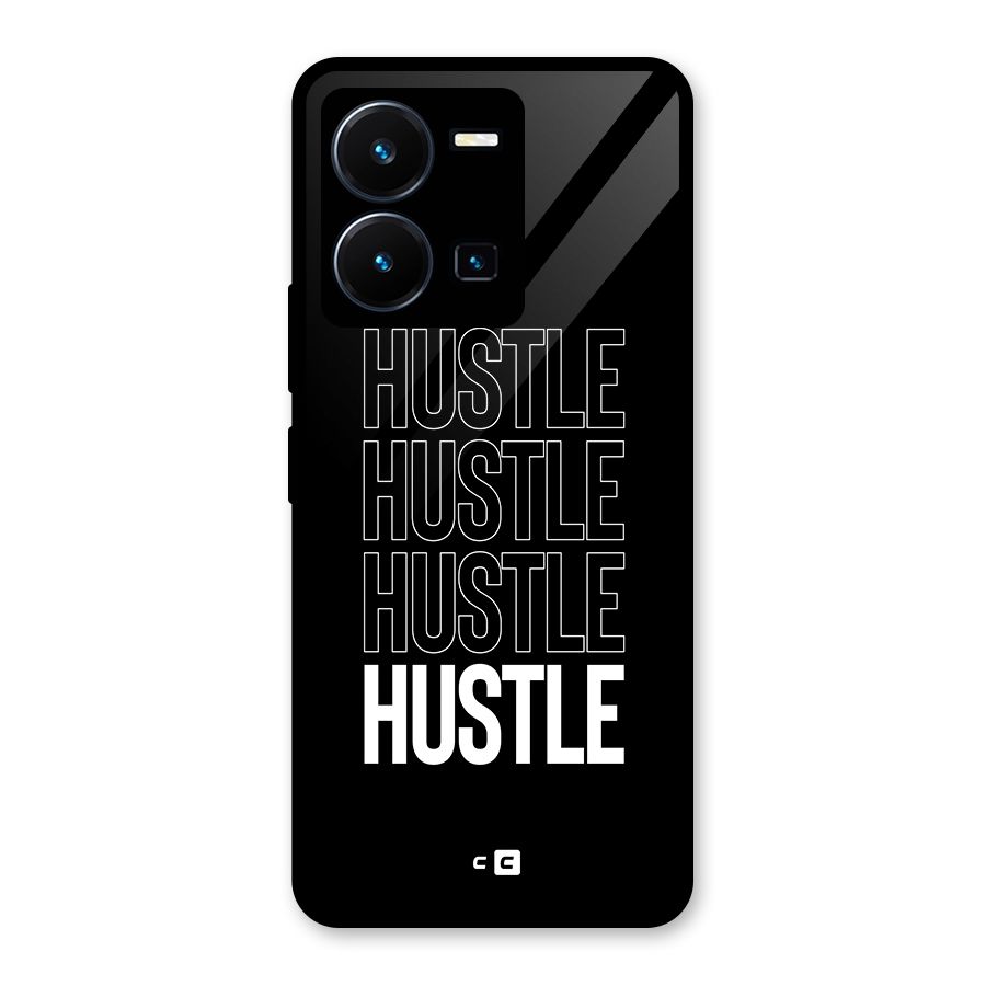 Hustle Hustle Hustle Glass Back Case for Vivo Y35