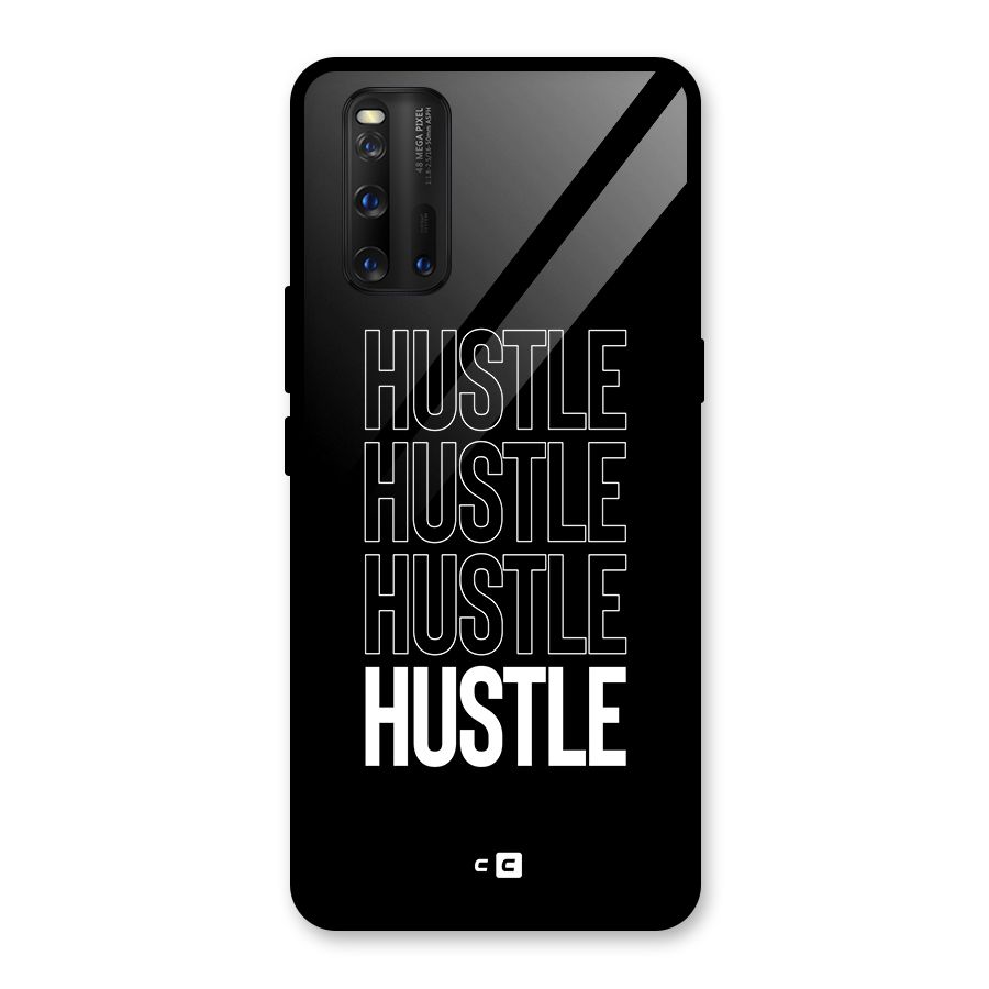 Hustle Hustle Hustle Glass Back Case for Vivo iQOO 3