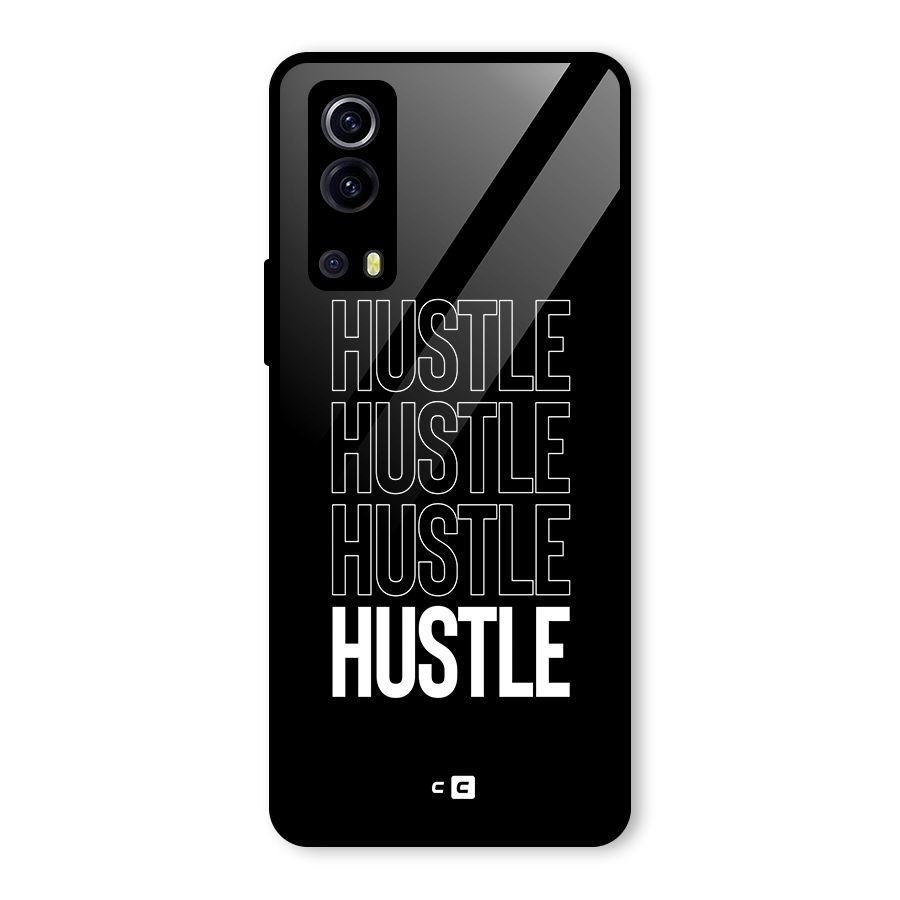 Hustle Hustle Hustle Glass Back Case for Vivo iQOO Z3