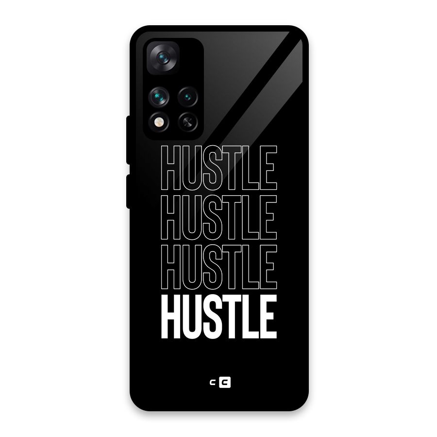 Hustle Hustle Hustle Glass Back Case for Xiaomi 11i HyperCharge 5G