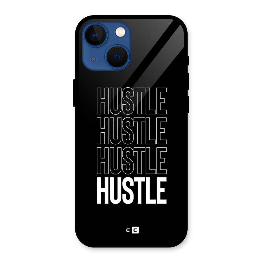Hustle Hustle Hustle Glass Back Case for iPhone 13 Mini