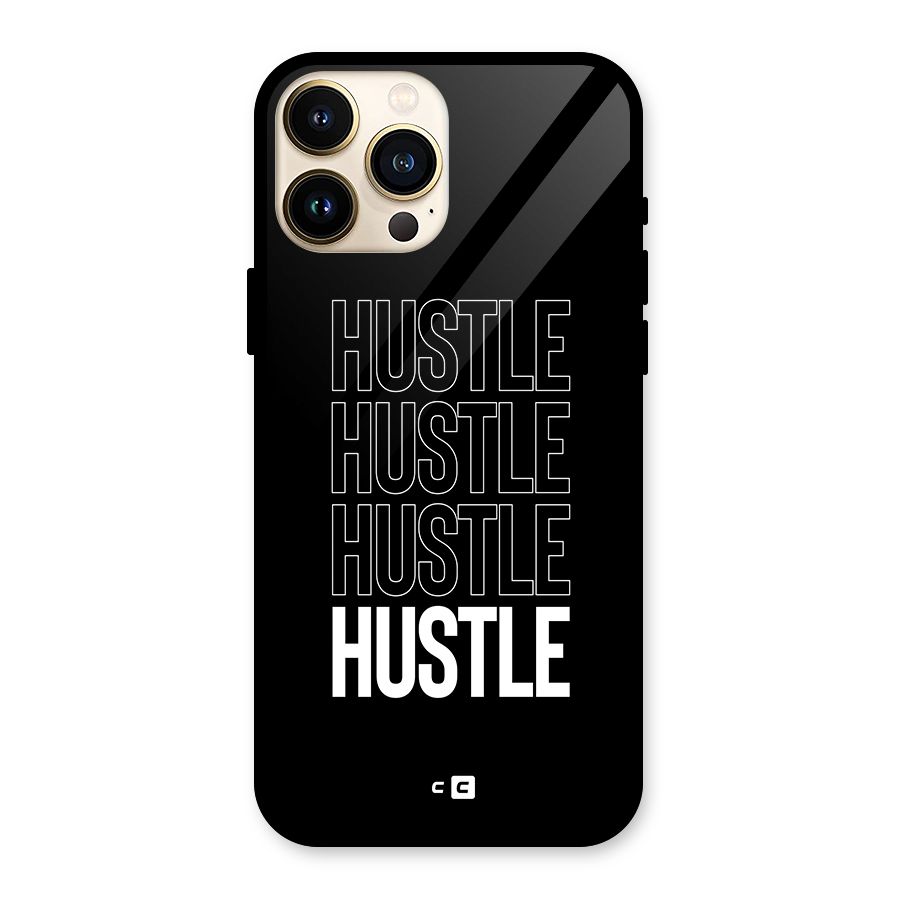 Hustle Hustle Hustle Glass Back Case for iPhone 13 Pro Max