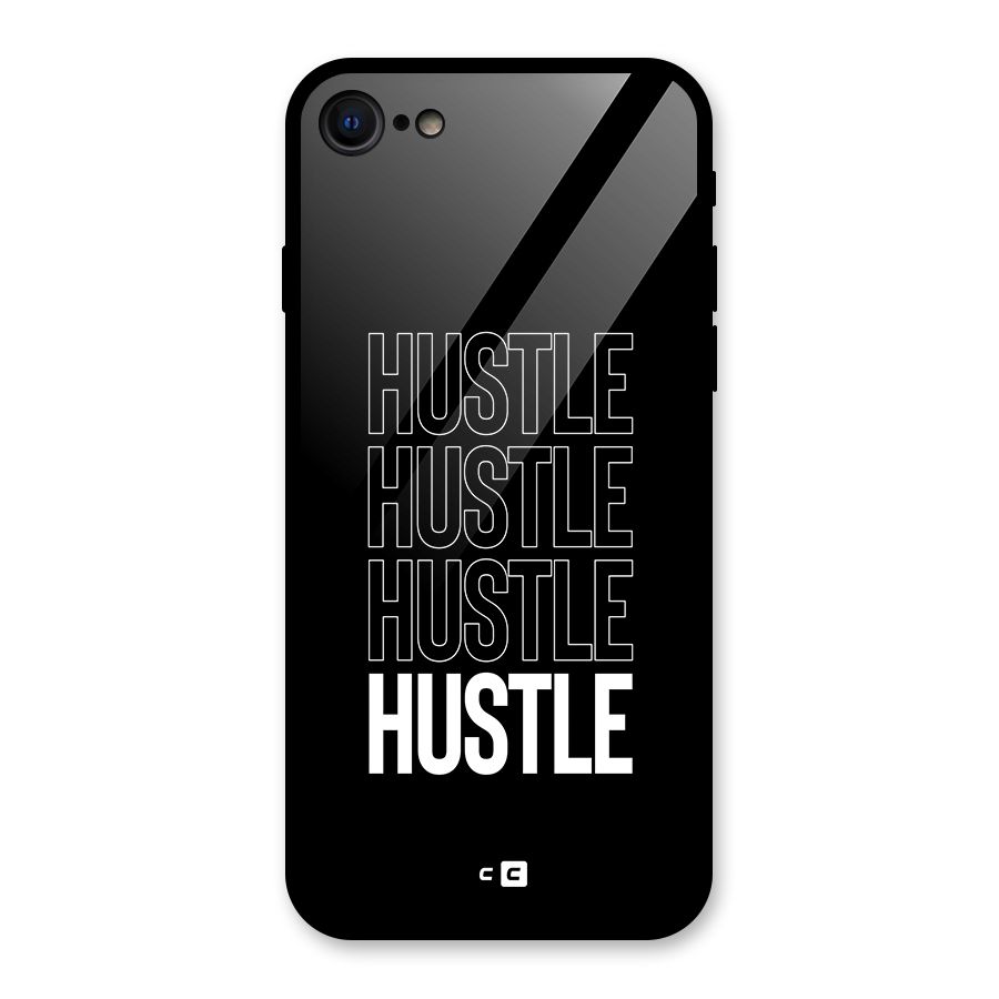 Hustle Hustle Hustle Glass Back Case for iPhone 7