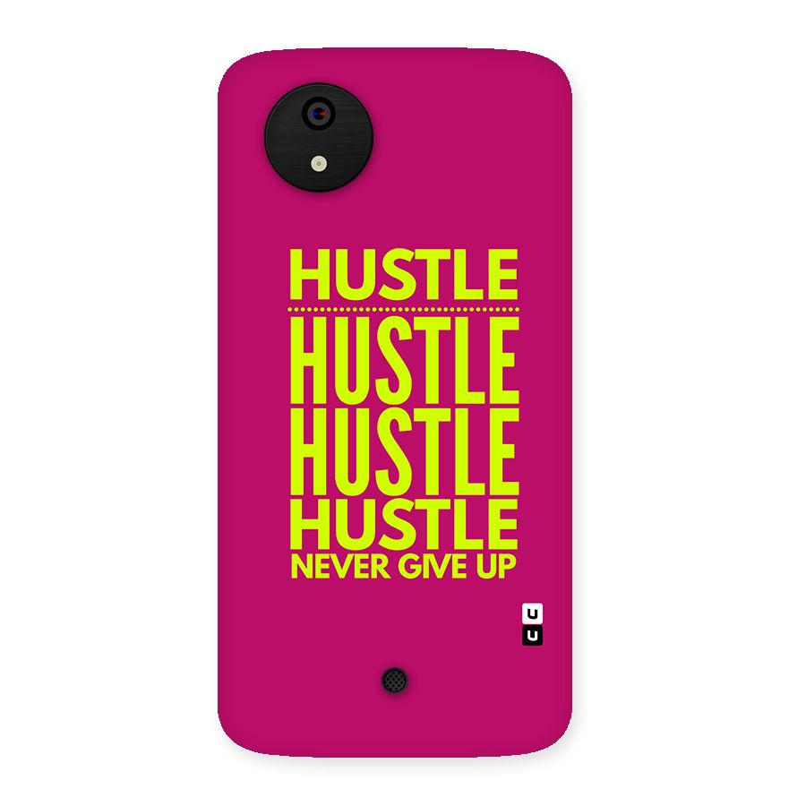 Hustle Never Give Up Back Case for Canvas A1  AQ4501