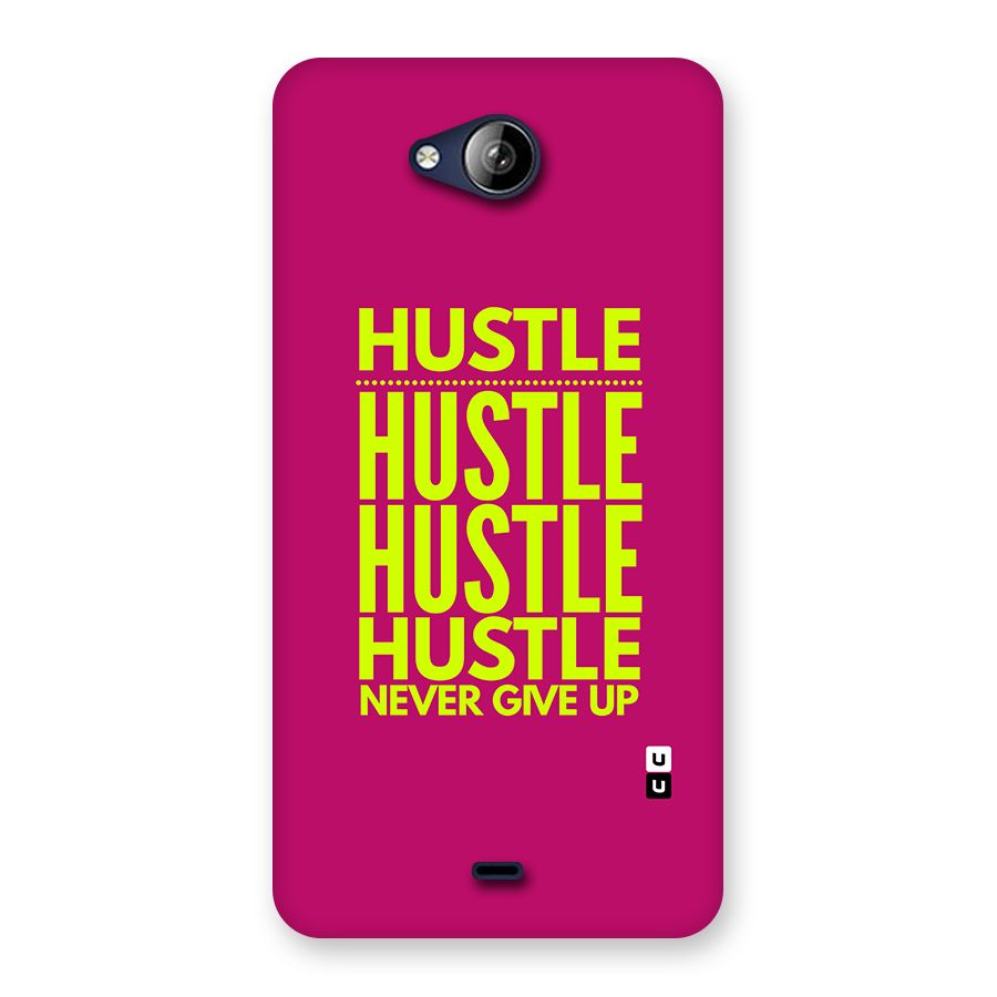 Hustle Never Give Up Back Case for Canvas Play Q355