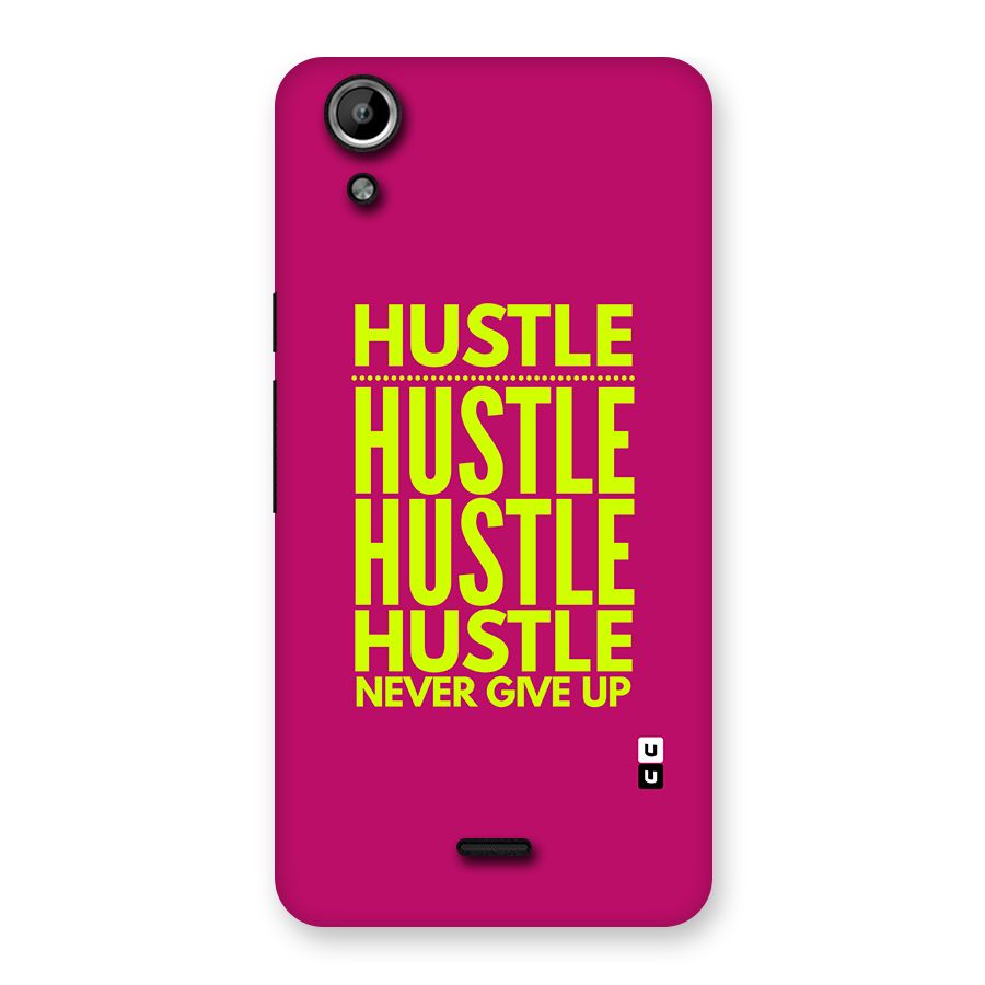 Hustle Never Give Up Back Case for Canvas Selfie Lens Q345
