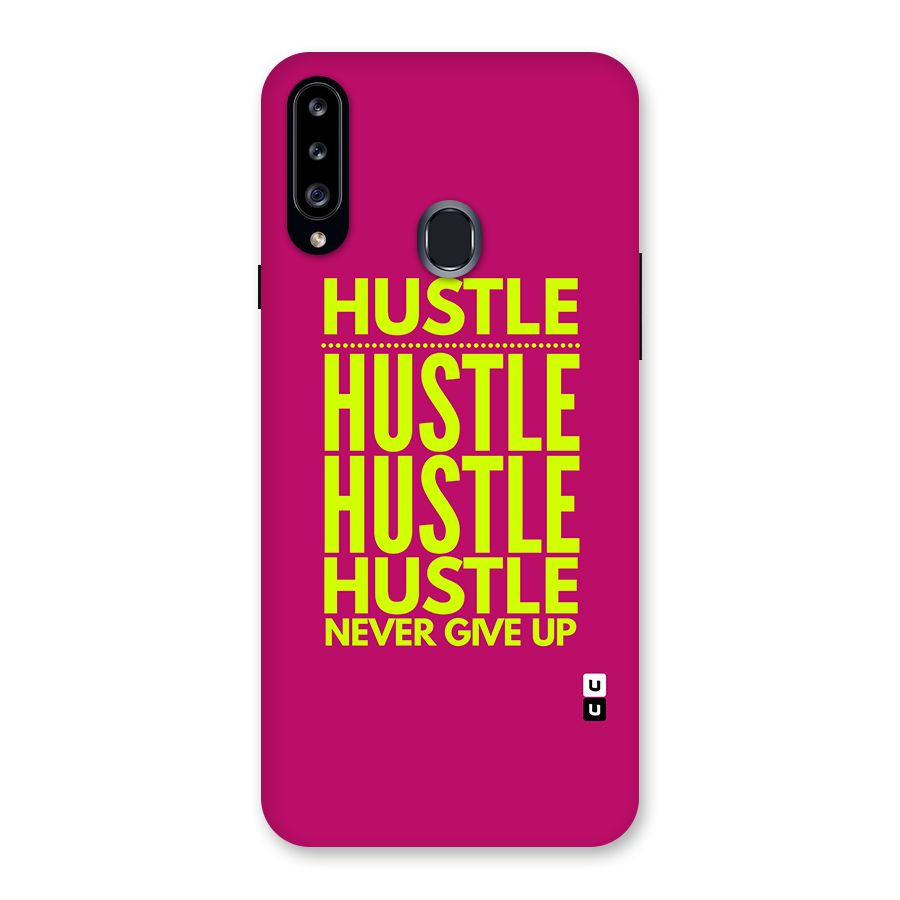 Hustle Never Give Up Back Case for Galaxy A20s