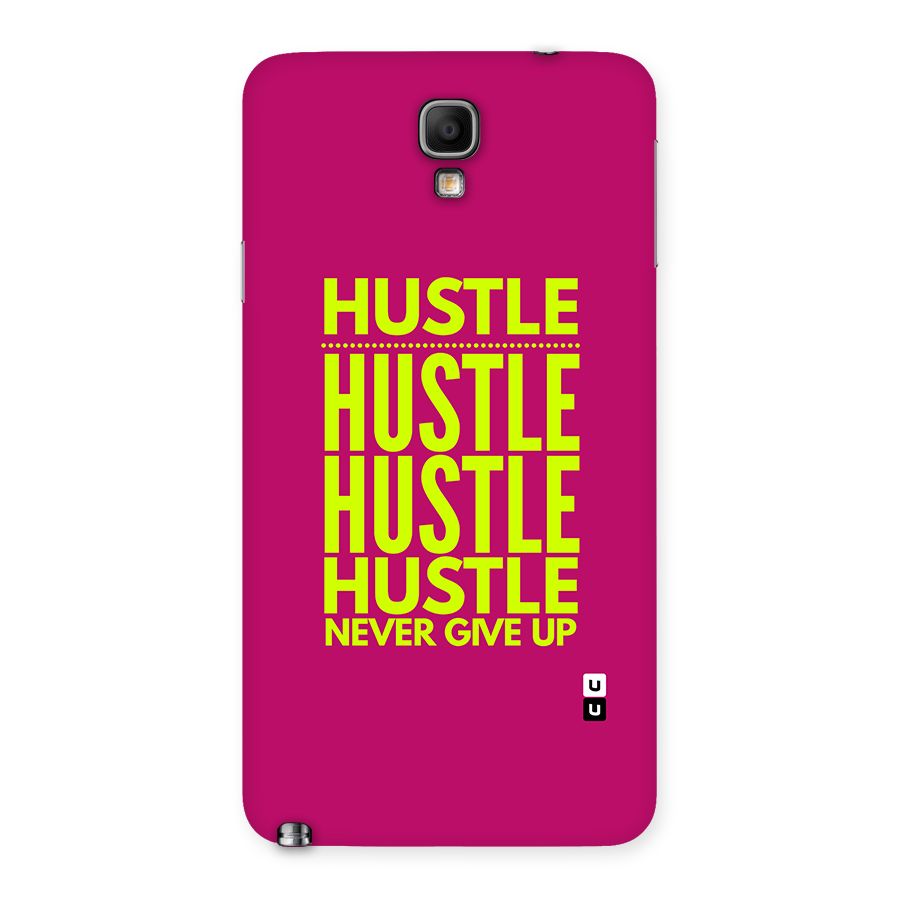 Hustle Never Give Up Back Case for Galaxy Note 3 Neo