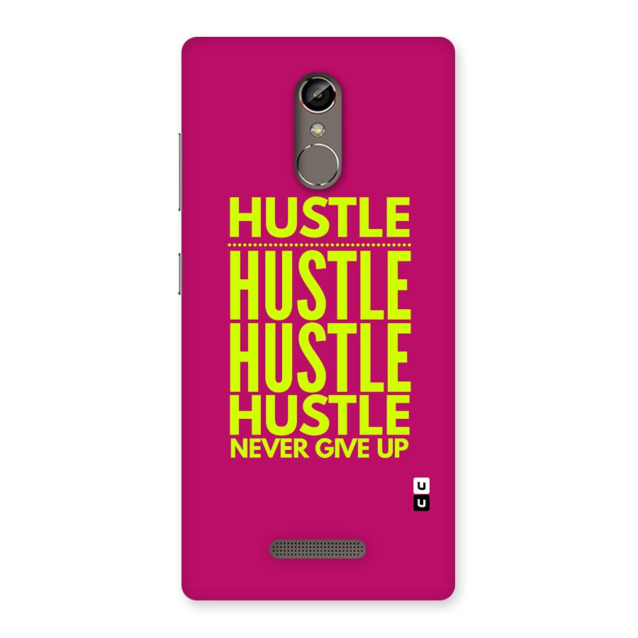Hustle Never Give Up Back Case for Gionee S6s