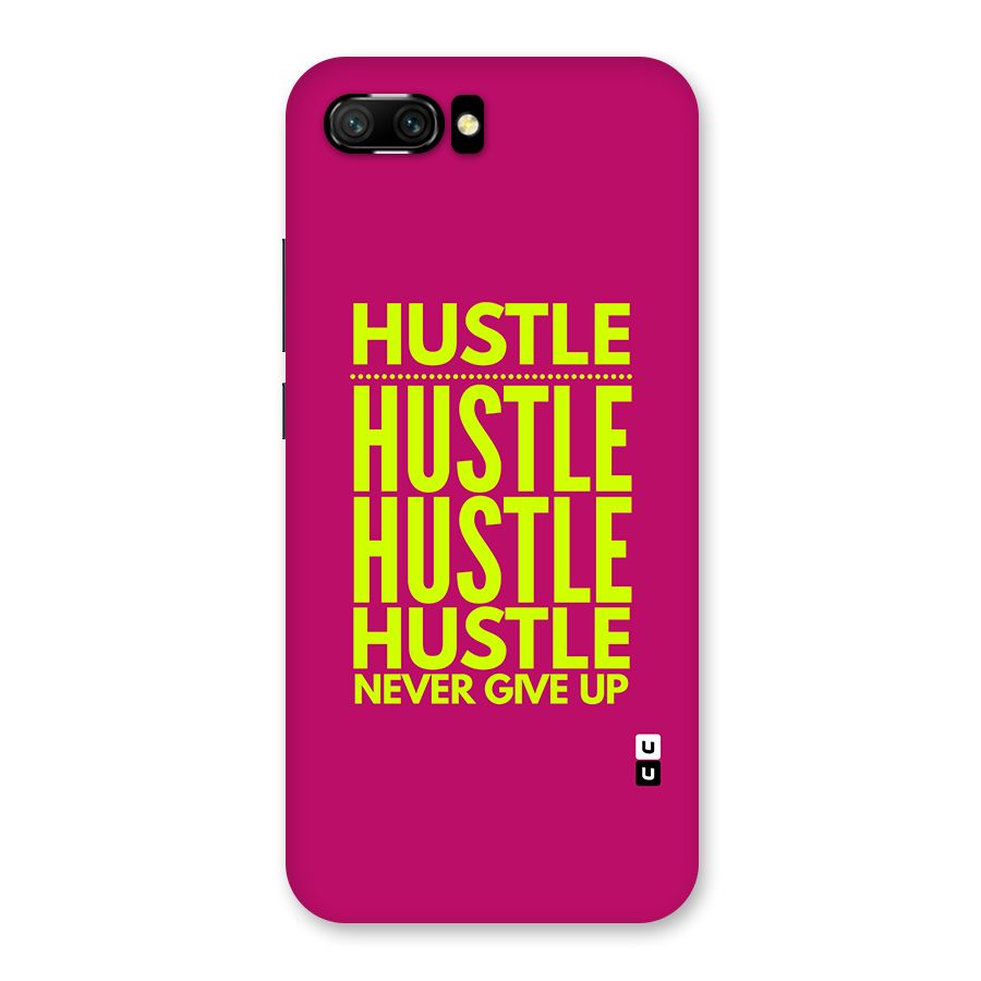 Hustle Never Give Up Back Case for Honor 10